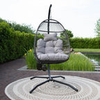 Egg Chair with Stand Rattan Hanging