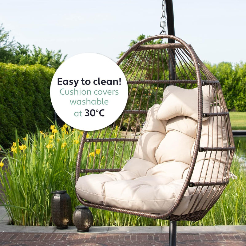Egg Chair with Stand Rattan Hanging