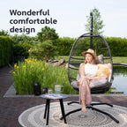 Egg Chair with Stand Rattan Hanging