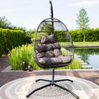Egg Chair with Stand Rattan Hanging