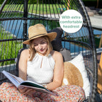 Egg Chair with Stand Rattan Hanging