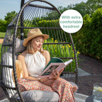 Egg Chair with Stand Rattan Hanging