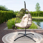 Egg Chair with Stand Rattan Hanging