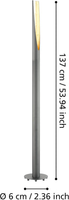 Eglo Barbotto 1-Flame Floor Lamp Steel Rod