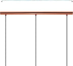 Eglo Ceiling Light Fitting Rocamar with 3 Lampshades