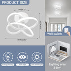 Eidisuny LED Ceiling Light Simple Curved Small