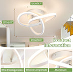 Eidisuny LED Ceiling Light Simple Curved Small