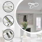 Eidisuny LED Ceiling Light Simple Curved Small