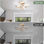 Eidisuny LED Ceiling Light Simple Curved Small