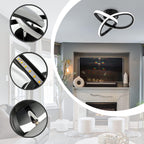 Eidisuny LED Ceiling Light Simple Curved Small