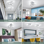 Eidisuny LED Ceiling Light Simple Curved Small