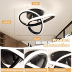 Eidisuny LED Ceiling Light Simple Curved Small