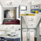 Eidisuny LED Ceiling Light Simple Curved Small