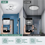 Eidisuny LED Ceiling Light Simple Curved Small