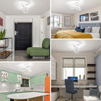 Eidisuny LED Ceiling Light Simple Curved Small