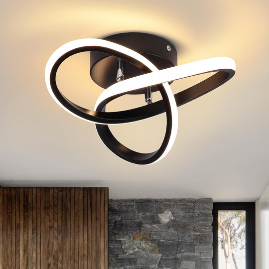 Eidisuny LED Ceiling Light Simple Curved Small