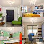 Eidisuny LED Ceiling Light Simple Curved Small