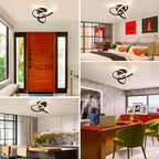 Eidisuny LED Ceiling Light Simple Curved Small