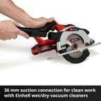 Einhell Cordless Circular Saw 18V Power X-Change 165MM