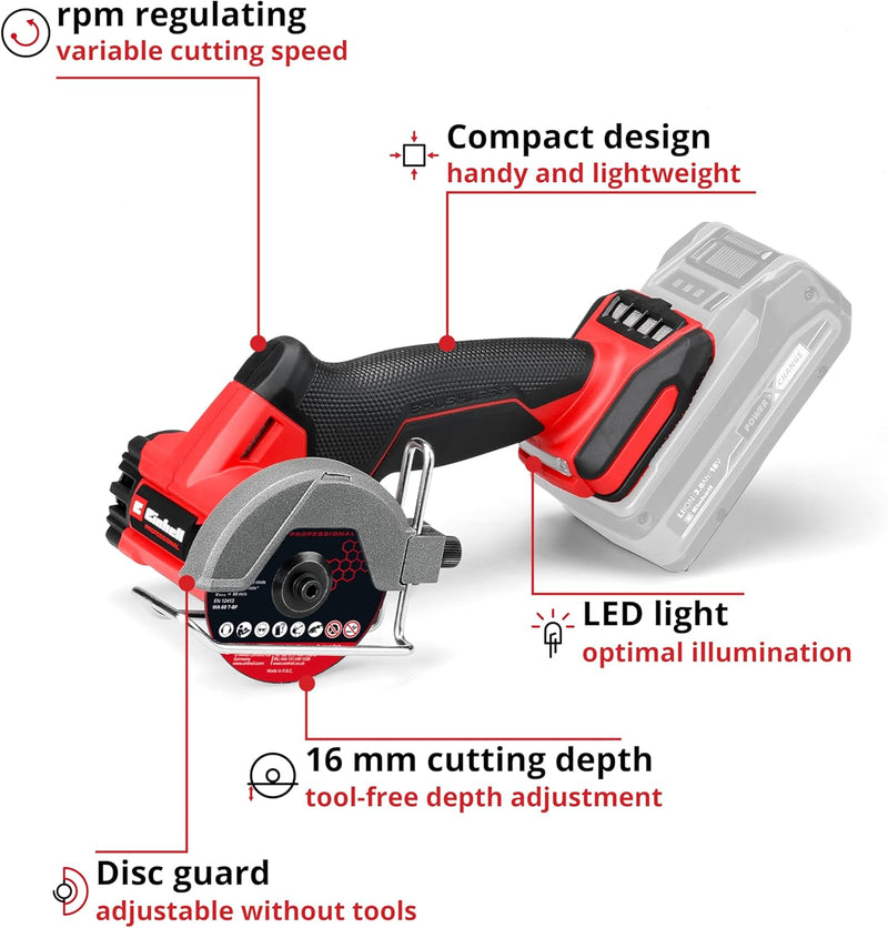 Professional Cordless Cut-Off Grinder Tp-Co 18 76-C Li