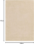 Elara Hand Made Wool Rug for Bedroom Dining