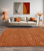 Elara Hand Made Wool Rug for Bedroom Dining