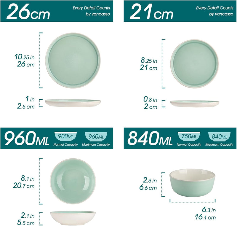 Elba Dinner Set for 6 (18 Piece)