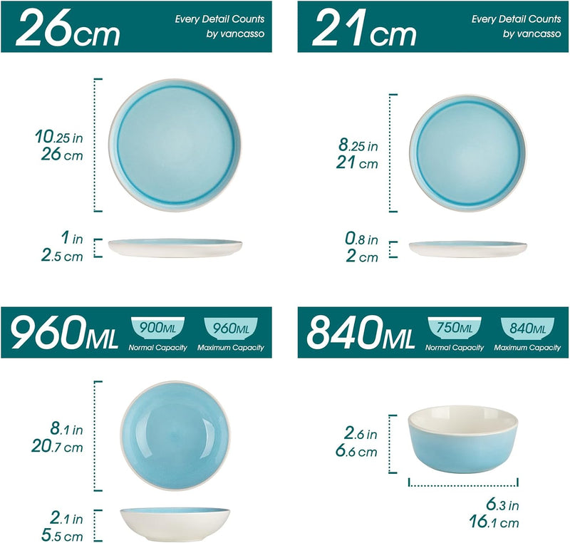 Elba Dinner Set for 6 (18 Piece)