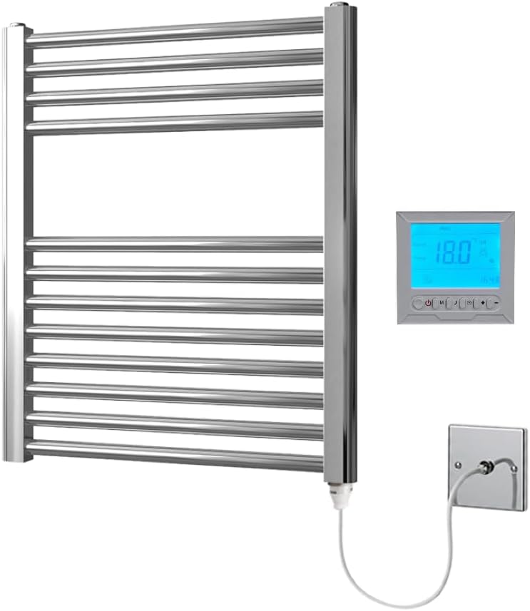 Electric 500 Wide X 600 High Flat Chrome