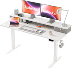 Electric Adjustable Height Desk with 2 Drawers 120