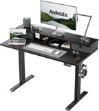 Electric Adjustable Height Desk with 2 Drawers 120