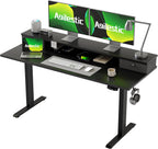 Electric Adjustable Height Desk with 2 Drawers 120
