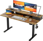 Electric Adjustable Height Desk with 2 Drawers 120