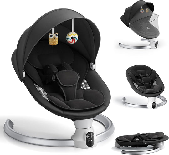 Electric Baby Bouncer Chair App Remote Control Swing