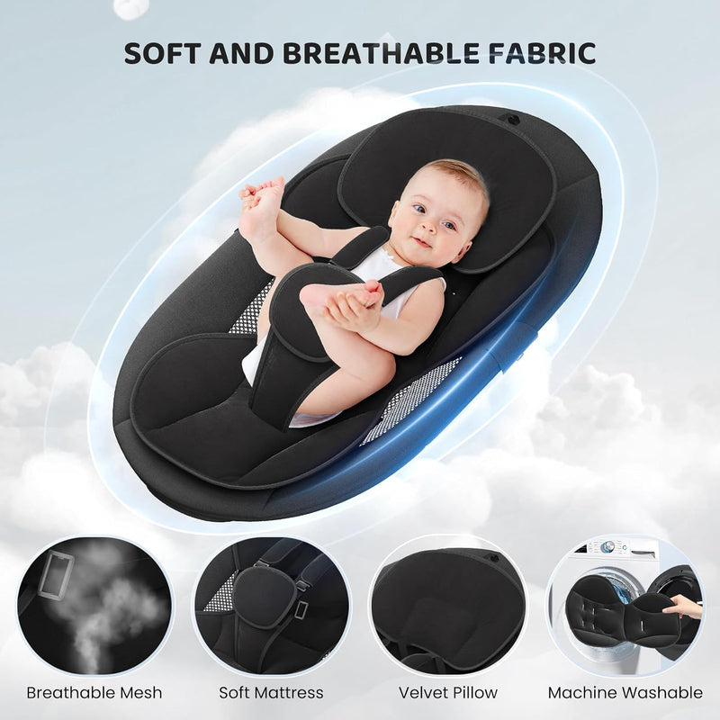 Electric Baby Bouncer Chair App Remote Control Swing