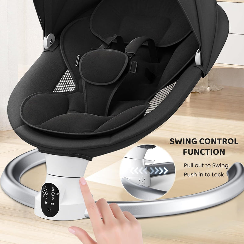 Electric Baby Bouncer Chair App Remote Control Swing