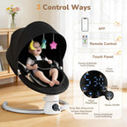 Electric Baby Swing Adjustable Backrest Infant