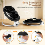 Electric Baby Swing Adjustable Backrest Infant