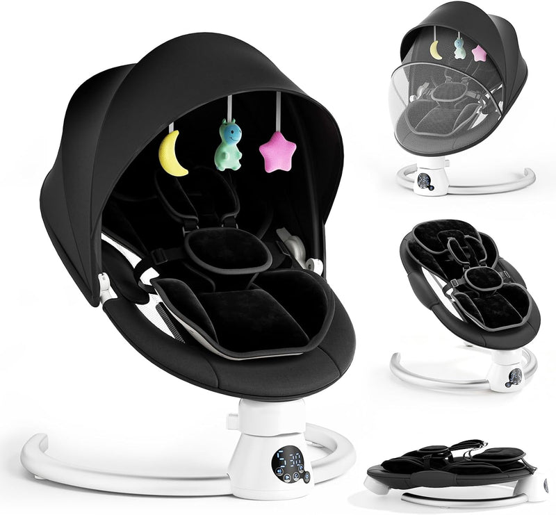 Electric Baby Swing Adjustable Backrest Infant
