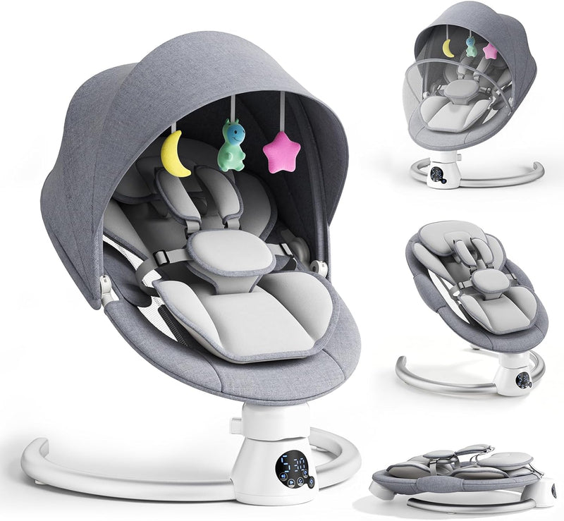 Electric Baby Swing Adjustable Backrest Infant