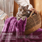 Electric Blanket Corded Heated Throw 8hr Timer Overheat