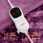 Electric Blanket Corded Heated Throw 8hr Timer Overheat