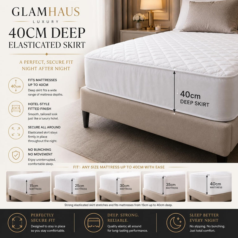 Electric Blanket Fitted Mattress Bed Cover