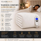 Electric Blanket Fitted Mattress Bed Cover