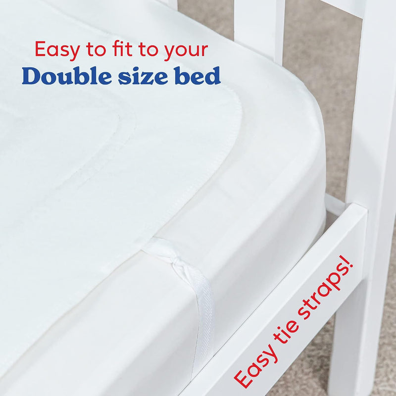Electric Blanket Sherpa Fleece Heated Double Fitted Underblanket