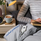 Electric Blanket Sherpa Fleece Heated Double Fitted Underblanket