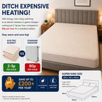 Electric Blanket Superking Size Fleece X Dual