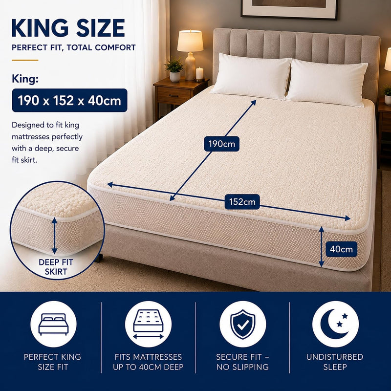 Electric Blanket Superking Size Fleece X Dual