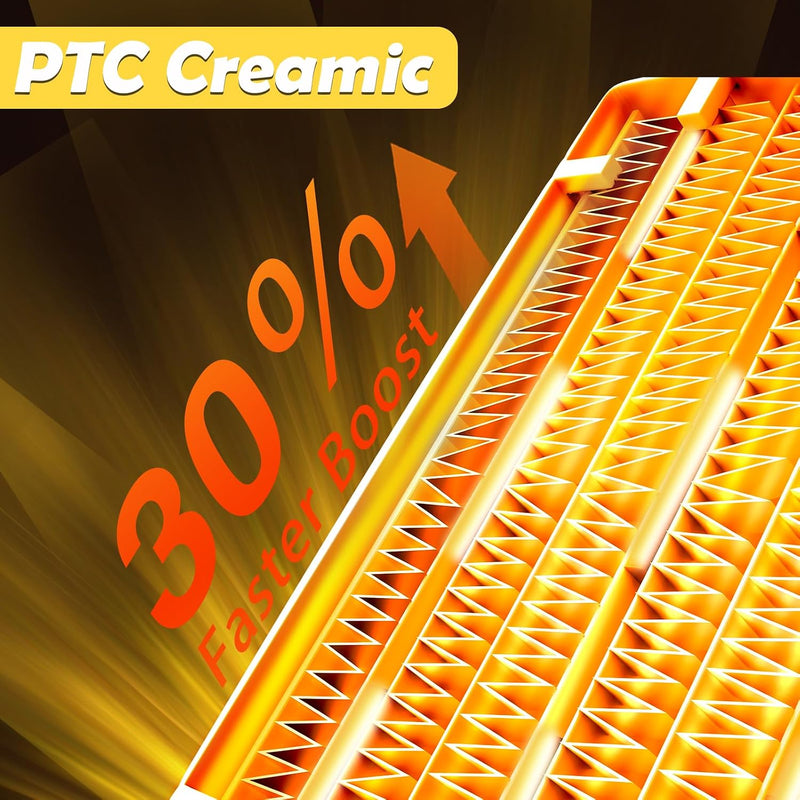 Electric Fan Heater 5000W Ceramic with Overheat Protection
