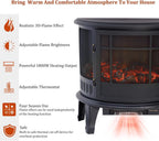 Electric Fire Stove Heater with Realistic LED Log